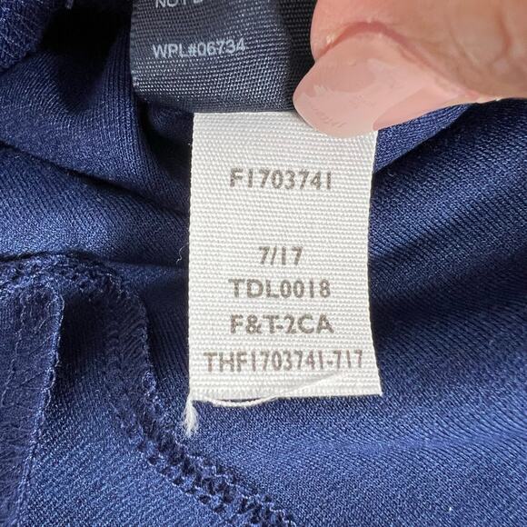 Girls Tommy Hilfiger Classic Blue Notch Blazer Size 7 Small - Picture 6 of 7